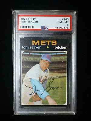 1971 Topps Tom Seaver 160 Mets PSA 8 NM MT EBay