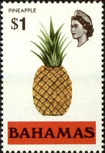 Stamp Pineapple Bahamas Definitives Mi Bs Xi Sn Bs Yt Bs