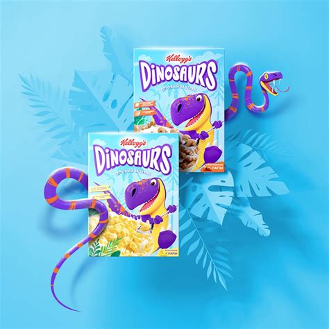 Kellogg’s Dinosaurs | Packaging design inspiration, Branding design ...