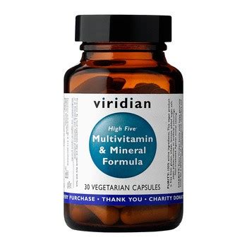 Viridian High five Multivit Mineral Formula kapsułki 30 szt