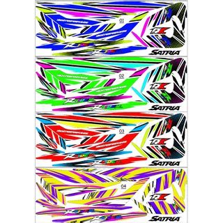 Jual Sticker Striping Variasi Thailand Thailook Satria Fu Cbu