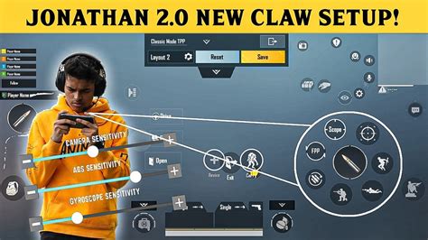 Jonathangamingyt Jonathan 20 Finger Control Setup In Bgmi Pubg
