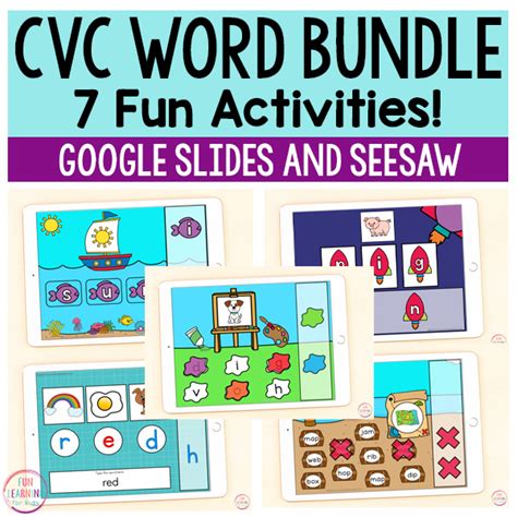 Cvc Words Activities And Games Artofit