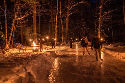 Ice Skating At A Rink Is Fun Gliding Through A Forest Glorious The