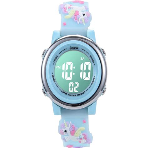 Montre pour enfants entièrement fonctionnelle et à la mode avec dessin