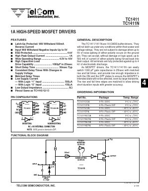 Tc Datasheet Pdf Telcom Semiconductor Inc Microchip A High