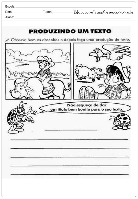 Atividades Produção De Textos - 9