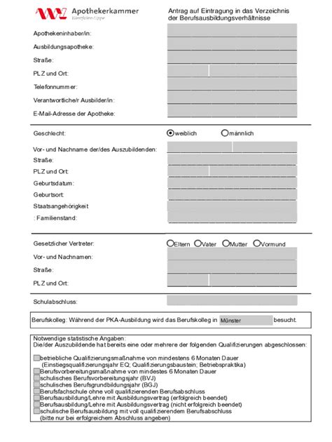 Ausfüllbar Online Nr ANTRAG AUF EINTRAGUNG IN DAS VERZEICHNIS Fax