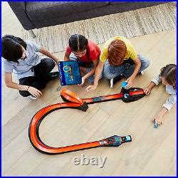 Car Track Set Hot Wheels Id Smart Track Starter Kit Set With 3 Exclusive Cars And Race Portal
