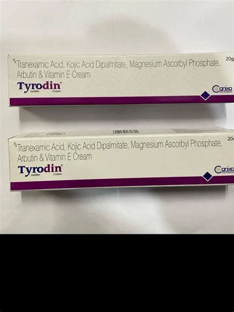 TYRODIN CREAM TRANEXAMIC ACID KOJIC ACID DIPALMITE MAGNESIUM ASCORBYL