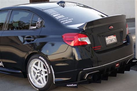 2015 Subaru WRX Limited With 18x9 5 ESR Cs15 And Continental 245x40 On