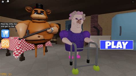 What If I Playing As New Barry In Grumpy Gran ROBLOX Walkthrough Full