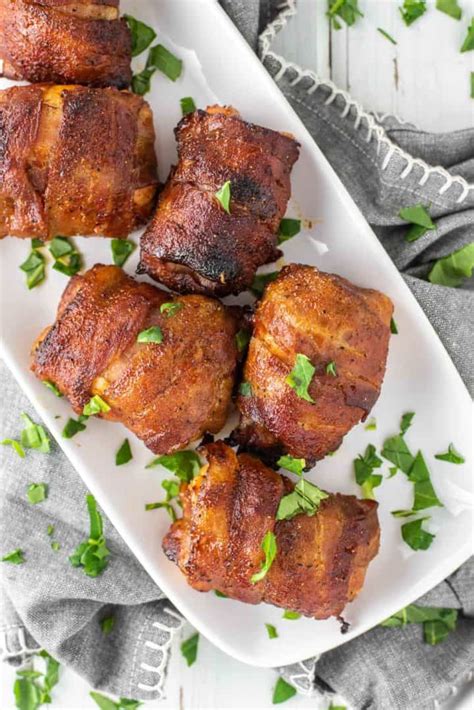 Bacon Wrapped Chicken Thighs Recipe Easy And Tasty Chisel Fork