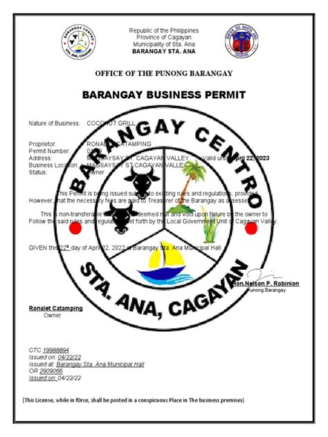 Barangay Sta Ana Pdf