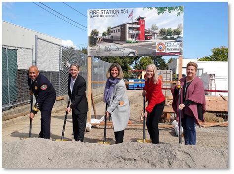 Fire Stations 54 And 55 Groundbreaking Ceremony San Rafael