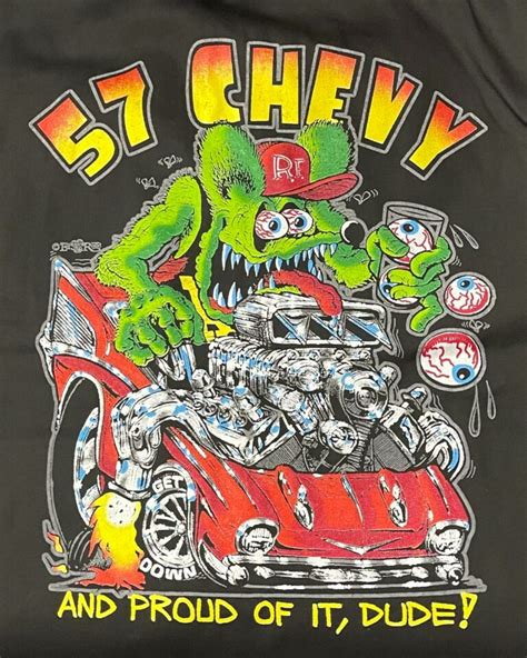 Rat Fink Chevy T Shirt Ed Roth S Rat Fink