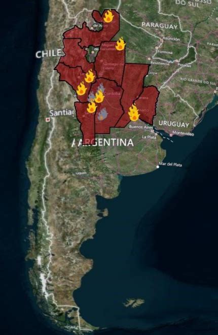 Reporte Oficial Por Los Incendios En Argentina Más De 80 Personas