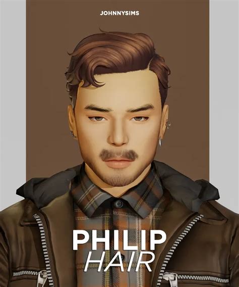 Philip Hair Hairs Mysims Mods