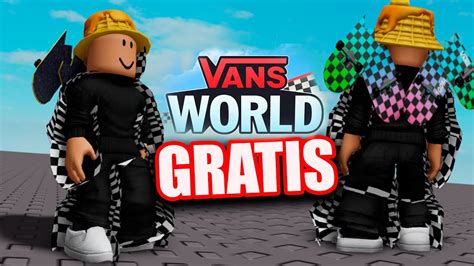 Consigue Accesorios Gratis De Vans Para Tu Mejorar Tu Cuenta De Roblox