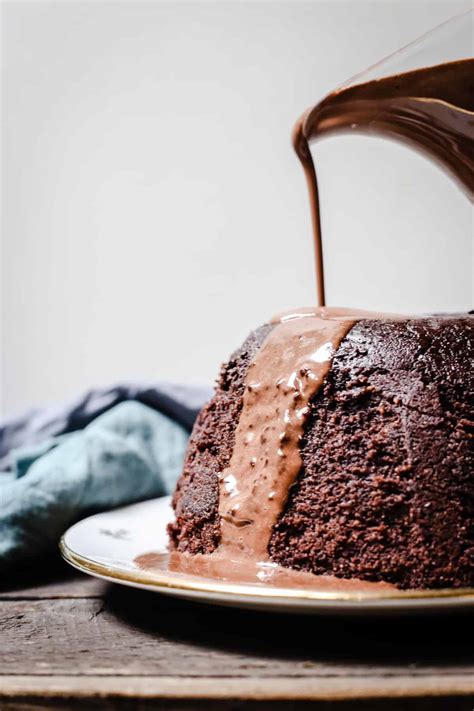 Steamed Chocolate Pudding With Chocolate Custard Gluten Free From The Larder