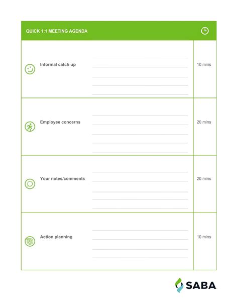 Printable Oneonone Meeting Template Excel Lx Iriss Org Uk