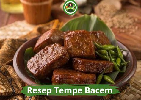 Resep Tempe Bacem Beserta Bumbu Dan Cara Membuatnya