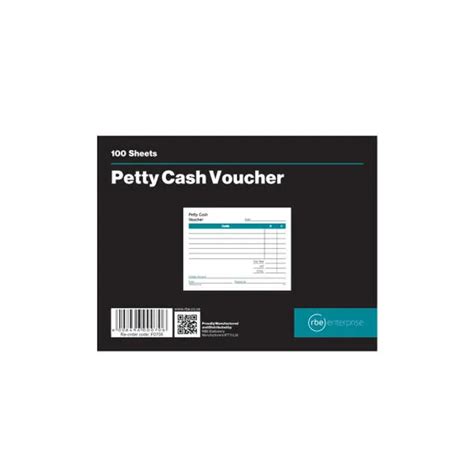 Rbe Petty Cash Voucher Pad X Mm Gsm Pages