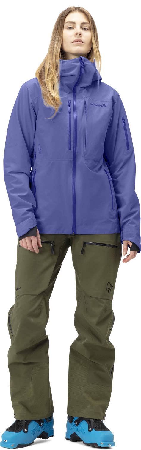 Norrona Lofoten Gore Tex Insulated Jacket W Violet Storm Women S Ski