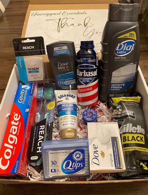 Men Personal Care Box Tolietry Box Gifts For Him Etsy In