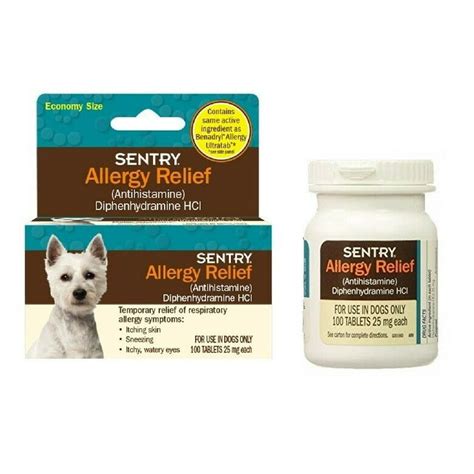 Dog Allergy Relief Tablets Pet Safe Antihistamine, 46% OFF