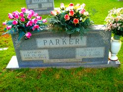 Harmon Parker M Morial Find A Grave