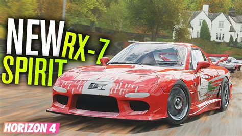 NEW Mazda RX 7 SPIRIT R Full Build Forza Horizon 4 YouTube