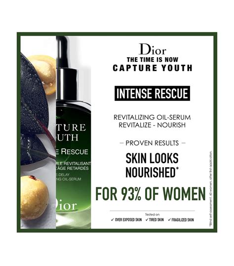 DIOR Capture Youth Intense Rescue Revitalizing Oil Serum 30ml