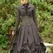 Pinstripe Victorian Wedding Dress Etsy