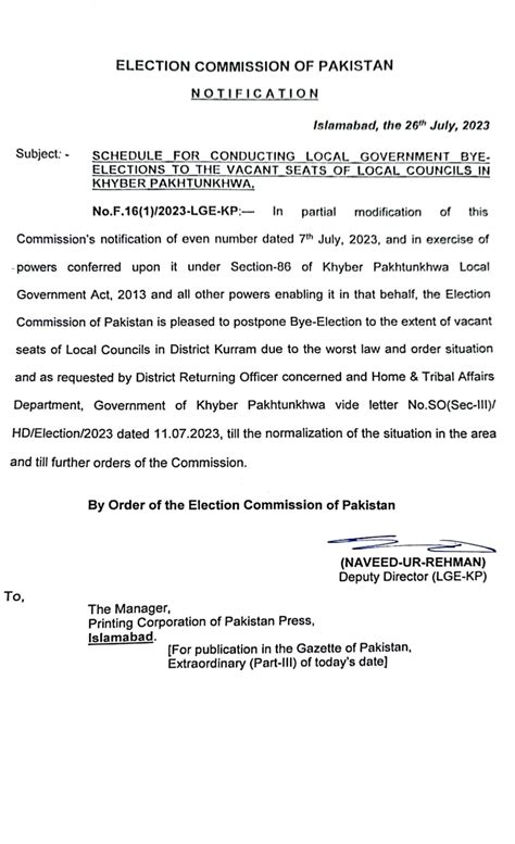 Election Commission Of Pakistan