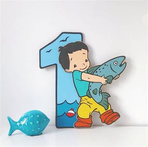 O Fishally One Birthday Decorations Gone Fishing The Big One Etsy