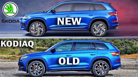 New Koda Kodiaq Rs Vs Old Kodiaq Rs Suv Compare Design Compare Old