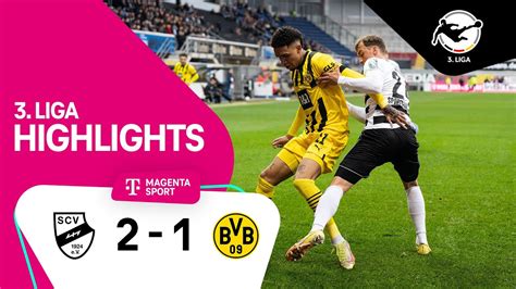 SC Verl Borussia Dortmund II Highlights 3 Liga 22 23 YouTube