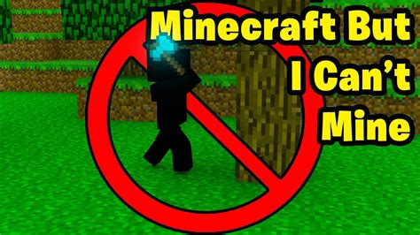 Beating Minecraft Without Mining A Single Block Youtube