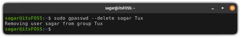 How To Remove User From Group In Linux Command Line
