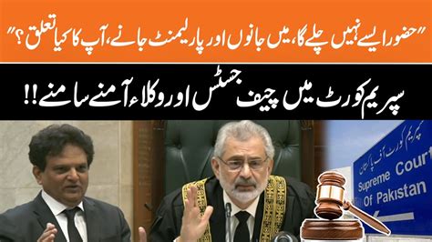 Watch Chief Justice And Lawyers Face To Face In Supreme Court