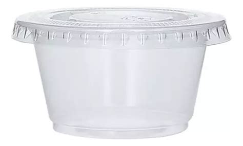 Vaso desechable Primo Vaso 2 Souffle de 59mL color traslúcido con tapa