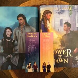 Set Of Throne Of Glass Tandem Read Bookmarks Sjm Manon And Dorian