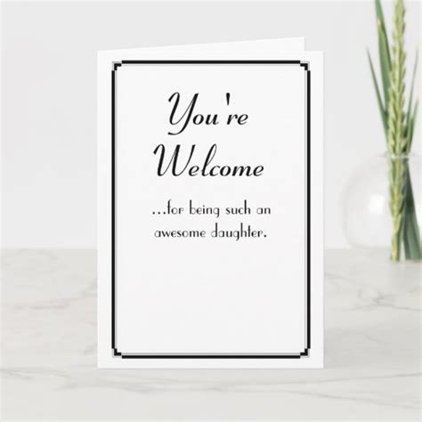 You're Welcome Card | Zazzle.com