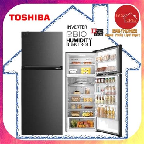 Toshiba L Gr Rt We Pmy Inverter Doors Refrigerator Lazada