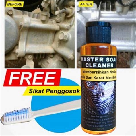 Jual Cairan Pembersih Kerak Blok Mesin Motor Mobil 100 Ml Engine