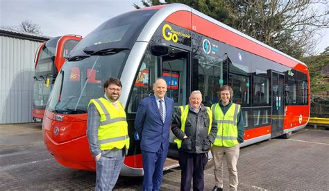 Councillors Shown New 358 Environmentally Friendly ‘trambus Set For