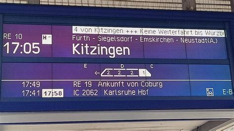 Von Regenmassen Untersp Lt Bahnstrecke W Rzburg Kitzingen Bis Auf