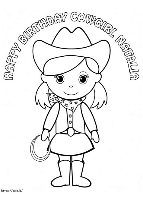 Coloriages Cowgirl Coloriages gratuits à imprimer de personnages