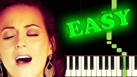 KATY PERRY - FIREWORK - Easy Piano Tutorial - YouTube